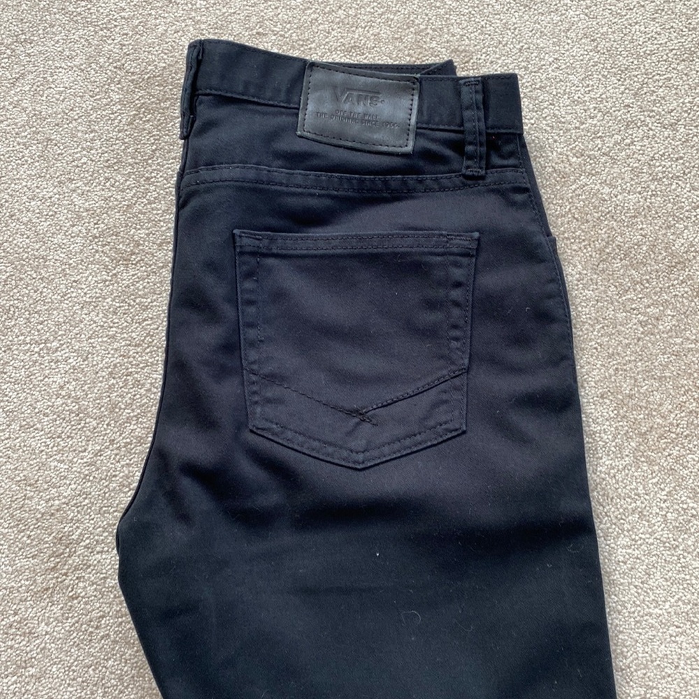 Vans Mens size 31 black Jeans V56 Standard